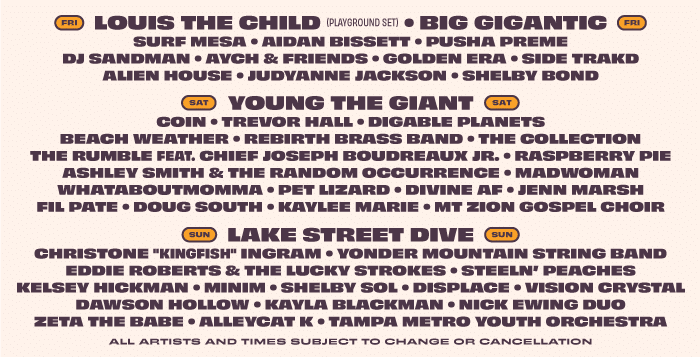 Gasparilla Music Festival 2026: Tampa's Big Comeback at Meridian Fields